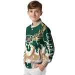 custom ohio bobcats winged blaze green white varsity jacket best selling.webp