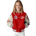 custom ohio state buckeyes wildcat pawprint scarlet nude varsity jacket best selling.webp