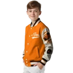 custom oklahoma state cowboys wildcat pawprint orange nude varsity jacket best selling.webp