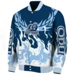 custom old dominion monarchs winged blaze blue white varsity jacket best selling.webp