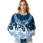custom old dominion monarchs winged blaze blue white varsity jacket best selling.webp