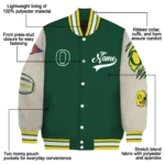 custom oregon ducks wildcat pawprint green nude varsity jacket best selling.webp