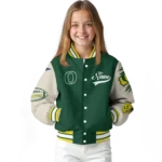 custom oregon ducks wildcat pawprint green nude varsity jacket best selling.webp