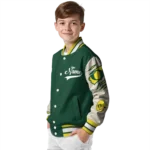 custom oregon ducks wildcat pawprint green nude varsity jacket best selling.webp