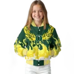 custom oregon ducks winged blaze green white varsity jacket best selling.webp