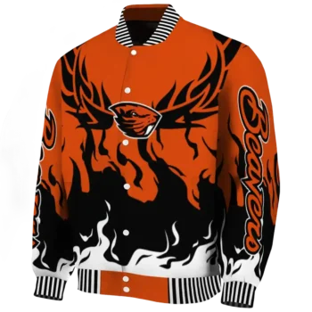 custom oregon state beavers winged blaze orange white varsity jacket best selling.webp