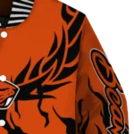 custom oregon state beavers winged blaze orange white varsity jacket best selling.webp