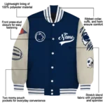 custom penn state nittany lions wildcat pawprint blue nude varsity jacket best selling.webp