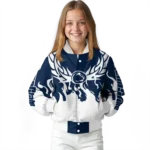 custom penn state nittany lions winged blaze blue white varsity jacket best selling.webp