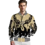 custom purdue boilermakers winged blaze gold white varsity jacket best selling.webp