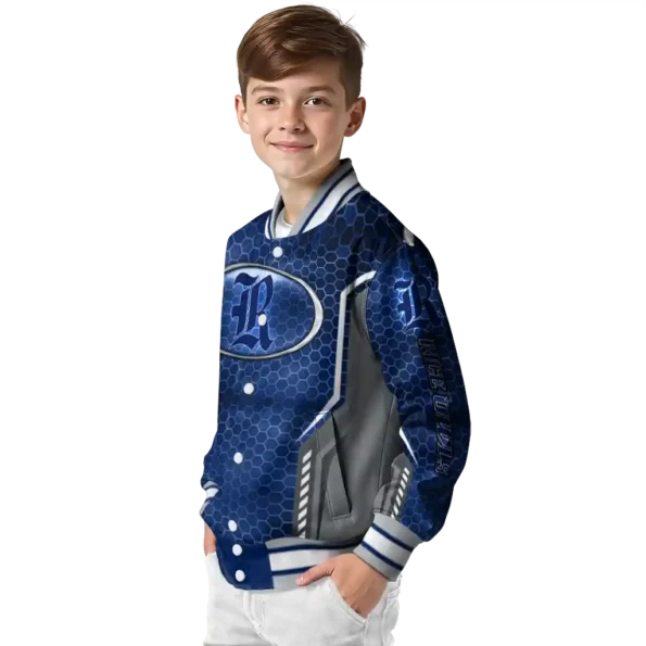 custom rice owls power plate navy blue varsity jacket trendy.webp