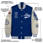 custom rice owls wildcat pawprint navy blue nude varsity jacket best selling.webp