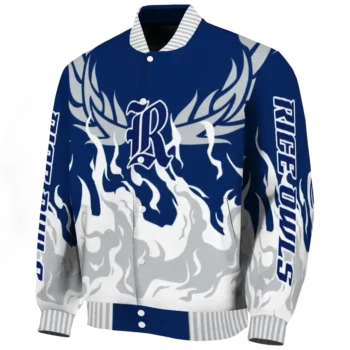 custom rice owls winged blaze navy blue white varsity jacket best selling.webp