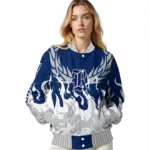 custom rice owls winged blaze navy blue white varsity jacket best selling.webp