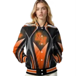 custom sam houston bearkats mesh chest white black varsity jacket best selling.webp