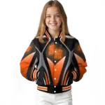 custom sam houston bearkats mesh chest white black varsity jacket best selling.webp