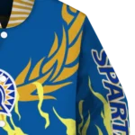custom san jose state spartans winged blaze blue white varsity jacket best selling.webp