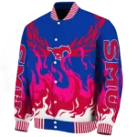 custom smu mustangs winged blaze blue white varsity jacket best selling.webp