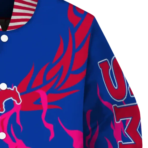 custom smu mustangs winged blaze blue white varsity jacket premium grade.webp