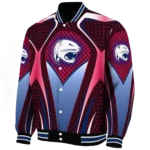 custom south alabama jaguars mesh chest red black varsity jacket best selling.webp