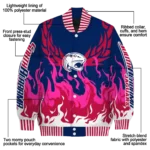 custom south alabama jaguars winged blaze blue white varsity jacket best selling.webp