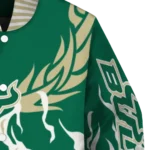 custom south florida bulls winged blaze green white varsity jacket best selling.webp