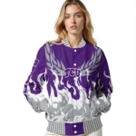 custom tcu horned frogs winged blaze purple white varsity jacket best selling.webp