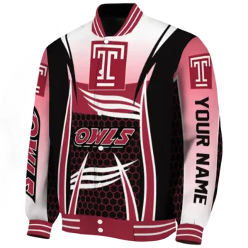 custom temple owls mesh effect red black varsity jacket best selling.webp