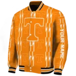 custom tennessee volunteers bolt stripe orange varsity jacket best selling.webp