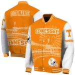 custom tennessee volunteers ferris arena orange white varsity jacket best selling.webp