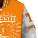 custom tennessee volunteers ferris arena orange white varsity jacket best selling.webp