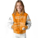 custom tennessee volunteers ferris arena orange white varsity jacket best selling.webp