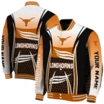 custom texas longhorns mesh effect orange black varsity jacket best selling.webp