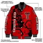 custom texas tech red raiders hexagon cluster red black varsity jacket best selling.webp