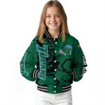 custom tulane green wave hexagon cluster green black varsity jacket best selling.webp