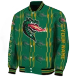 custom uab blazers bolt stripe green varsity jacket best selling.webp