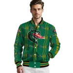 custom uab blazers bolt stripe green varsity jacket best selling.webp