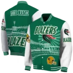 custom uab blazers ferris arena green white varsity jacket best selling.webp