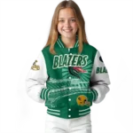custom uab blazers ferris arena green white varsity jacket best selling.webp