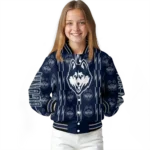 custom uconn huskies bolt stripe blue varsity jacket best selling.webp
