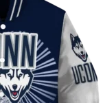 custom uconn huskies ferris arena blue white varsity jacket best selling.webp