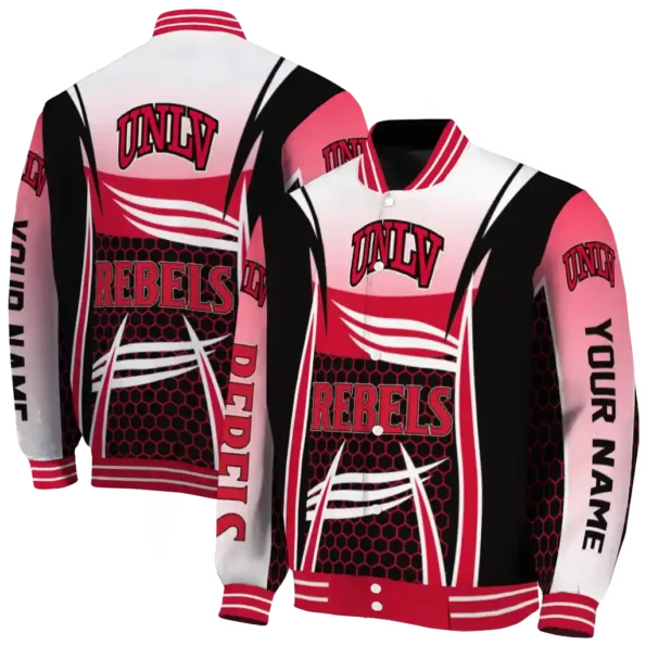 custom unlv rebels mesh effect red black varsity jacket fashion forward.webp