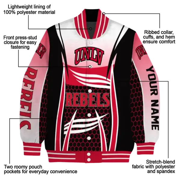 custom unlv rebels mesh effect red black varsity jacket new arrival.webp