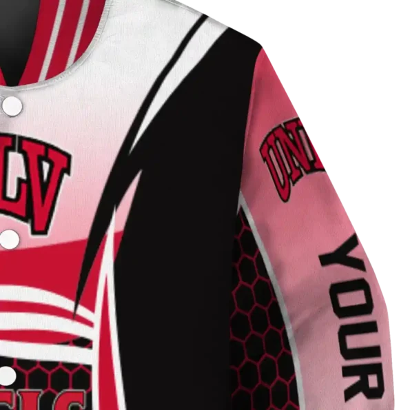 custom unlv rebels mesh effect red black varsity jacket premium grade.webp