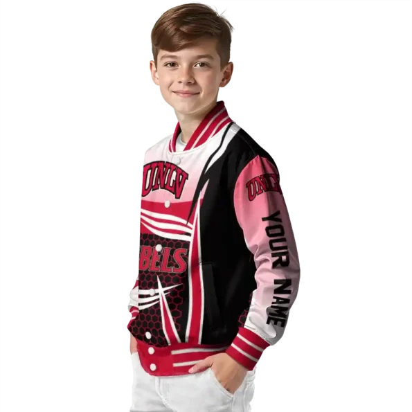 custom unlv rebels mesh effect red black varsity jacket trendy.webp