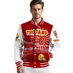 custom usc trojans ferris arena red white varsity jacket best selling.webp