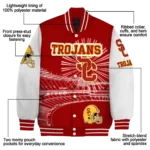 custom usc trojans ferris arena red white varsity jacket best selling.webp