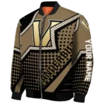 custom vanderbilt commodores star burst black bomber jacket best selling