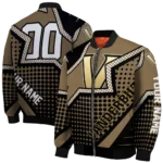 custom vanderbilt commodores star burst black bomber jacket best selling