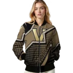 custom vanderbilt commodores star burst black bomber jacket best selling